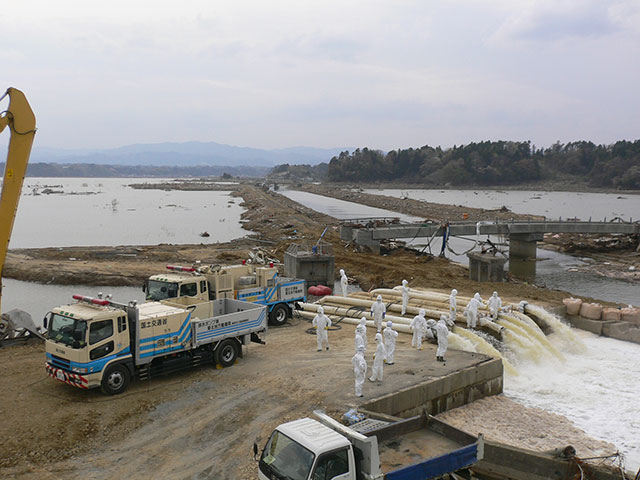 排水ポンプ 原発20km圏