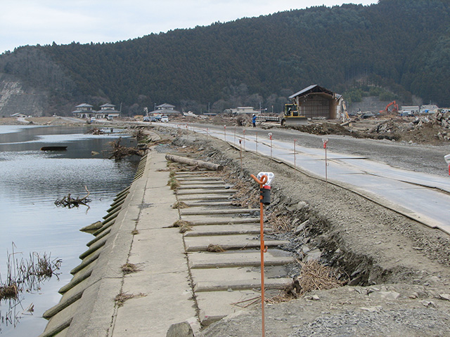 釜谷 被害 河川 堤防