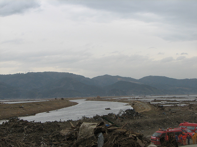 新町裏 被害 河川