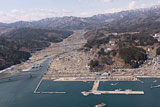 岩手県 山田町 被災 航空写真 空撮