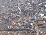 岩手県 野田村 平成23年3月13日 岩手県防災ヘリひめかみ