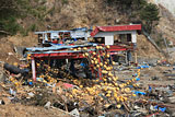 岩手県 野田村 平成23年3月14日 島川撮影