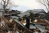 岩手県 野田村 平成23年3月15日 島川撮影