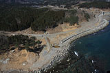 岩手県 野田村 平成23年4月6日 航空写真