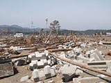 岩手県 野田村 平成23年5月6日 堤防