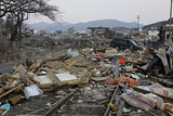 岩手県 山田町 平成23年3月31日 八幡町周辺 大沢 八幡町周辺