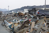 岩手県 山田町 平成23年3月31日 八幡町周辺 大沢 八幡町周辺