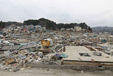 岩手県 山田町 平成23年4月11日 陸自ヘリから撮影 空撮