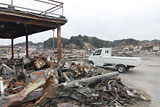 岩手県 山田町 平成23年4月11日 陸自ヘリから撮影 空撮