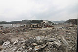 岩手県 山田町 平成23年4月11日 陸自ヘリから撮影 空撮