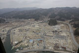 岩手県 山田町 平成23年4月11日 陸自ヘリから撮影 空撮