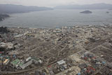 岩手県 山田町 平成23年4月11日 陸自ヘリから撮影 空撮