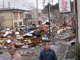 岩手県 山田町 織笠地区 震災前後の写真 山田町長崎3丁目