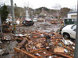 岩手県 山田町 織笠地区 震災前後の写真 山田町商工会館