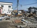 岩手県 山田町 建設課提供 平成23年4月10日