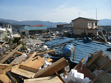 岩手県 山田町 建設課提供 平成23年4月10日