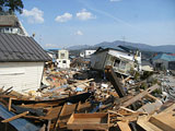 岩手県 山田町 建設課提供 平成23年4月10日