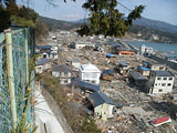 岩手県 山田町 建設課提供 平成23年4月10日