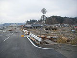 岩手県 山田町 建設課提供 平成23年4月10日