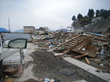 岩手県 山田町 建設課提供 平成23年4月10日