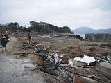 岩手県 山田町 建設課提供 平成23年4月10日