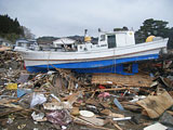 岩手県 山田町 建設課提供 平成23年4月10日