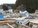 岩手県 山田町 建設課提供 平成23年4月10日