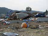 岩手県 山田町 建設課提供 平成23年4月22日