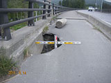 岩手県 山田町 道路 陥没