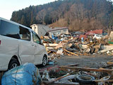 岩手県 山田町 農林課提供 平成23年3月12日 地震