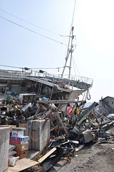 宮城県 気仙沼市 被災 鹿折