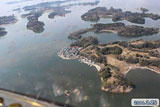 宮城県 塩竈市 海岸 空撮 航空写真 浦戸諸島 朴島