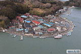 宮城県 塩竈市 海岸 空撮 航空写真 浦戸諸島 朴島