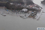 宮城県 塩竈市 海岸 空撮 航空写真 浦戸諸島 寒風沢