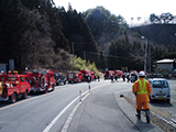 岩手県 宮古市 啓開 田老消防車