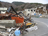 宮城県 女川町 被災  女川港周辺