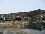 宮城県 女川町 被災  女川港周辺