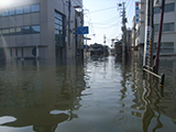 宮城県 石巻市 被災 石巻市街地浸水