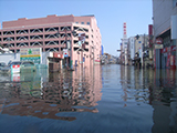 宮城県 石巻市 被災 石巻市街地浸水