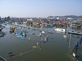 宮城県 石巻市 被災 石巻市街地浸水