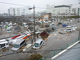 宮城県 仙台市 港湾 事務所屋上より 