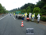 福島県 広野町 除染 除草