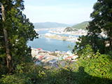 宮城県 石巻市 港湾 日和山公園 中瀬方向