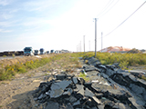 宮城県 石巻市 港湾 雲雀野埋立地 瓦礫置き場