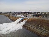 宮城県 東松島市 排水ポンプ 定川