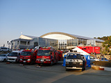 宮城県 南三陸町 避難所 消防車