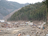 宮城県 石巻市 新町裏 被害