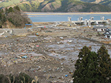 宮城県 石巻市 被害 水門